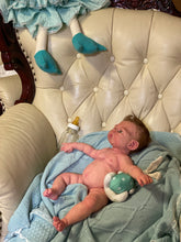 Load image into Gallery viewer, AVAILABLE Full body silicone baby boy Ryan in soft blend
