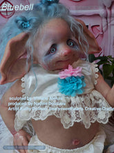 Load image into Gallery viewer, BLANK vinyl kit Bluebell by Viviane Aleluia (includes: vinyl head, full limbs, non gender belly plate, fabric body &amp; SHIPPING)
