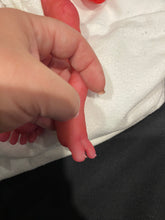 Load image into Gallery viewer, AVAILABLE AWARD WINNING Prototype full body Silicone premature baby doll Amelia (baby girl ) in soft blend with HAIR
