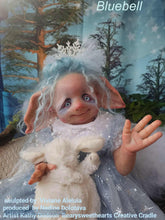 Load image into Gallery viewer, BLANK vinyl kit Bluebell by Viviane Aleluia (includes: vinyl head, full limbs, non gender belly plate, fabric body &amp; SHIPPING)
