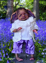 Load image into Gallery viewer, BLANK vinyl kit Bluebell by Viviane Aleluia (includes: vinyl head, full limbs, non gender belly plate, fabric body &amp; SHIPPING)
