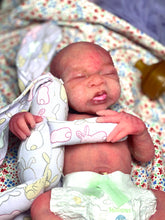 Load image into Gallery viewer, CUSTOM BOO BOO full body silicone kit Amari sleeping in SUPER soft blend
