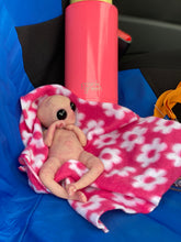 Load image into Gallery viewer, CUSTOM Full body silicone mini baby girl Alien  in super soft blend 9.4”
