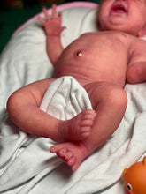 Load image into Gallery viewer, AVAILABLE full body silicone baby girl Maria First Cry

