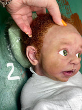 Load image into Gallery viewer, AVAILABLE Full body silicone baby boy Blu’ with armatures WITH HAIR
