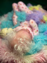Load image into Gallery viewer, AVAILABLE PROTOTYPE silicone cuddle baby doll Romy soft blend platinum cure silicone WITH HAIR
