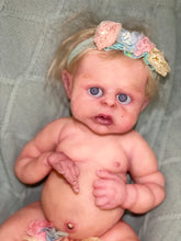 Load image into Gallery viewer, AVAILABLE Full body silicone baby girl Rihanna in soft blend
