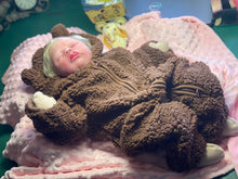Load image into Gallery viewer, AVAILABLE silicone cuddle baby Harlow (sculpted by Lisa Sylvia), brought to life by Nadine Dolotova

