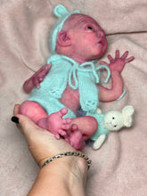 Load image into Gallery viewer, CUSTOM Prototype full body Silicone premature baby doll Amelia (baby girl ) in soft blend with armatures
