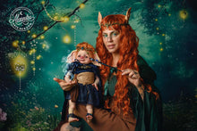 Load image into Gallery viewer, BLANK vinyl kit Bluebell by Viviane Aleluia (includes: vinyl head, full limbs, non gender belly plate, fabric body &amp; SHIPPING)
