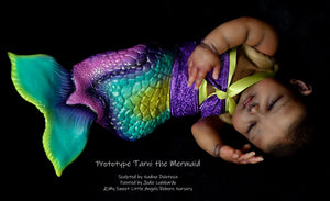 Reborn fantasy vinyl kit Tarni the mermaid by Nadine Dolotova