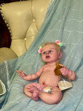 Load image into Gallery viewer, AVAILABLE Full body silicone baby girl Rihanna in soft blend
