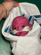 Load image into Gallery viewer, CUSTOM PROTOTYPE silicone cuddle baby Amelia in soft blend (including non gender silicone tummy plate)
