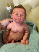 Load image into Gallery viewer, AVAILABLE Full body silicone baby boy Ryan in soft blend
