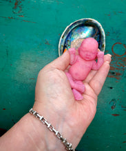 Load image into Gallery viewer, AVAILABLE full body silicone mini kit Milly 4.5” in super soft blend asleep bald
