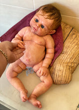 Load image into Gallery viewer, AVAILABLE Full body silicone baby boy Ryan in soft blend
