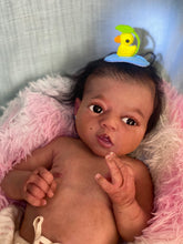 Load image into Gallery viewer, CUSTOM Full body silicone baby girl Zinzi with armatures &amp; HAIR
