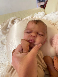 AVAILABLE Prototype partial silicone baby Wendy  18” in soft blend #1