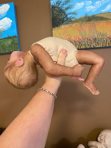 AVAILABLE Prototype partial silicone baby Wendy  18” in soft blend #1