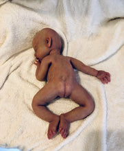 Load image into Gallery viewer, CUSTOM rooted full body silicone baby girl Isabella 18” in super super soft blend (with tongue)
