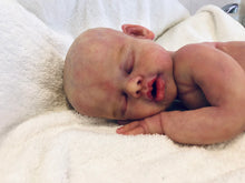 Load image into Gallery viewer, CUSTOM rooted full body silicone baby girl Isabella 18” in super super soft blend (with tongue)
