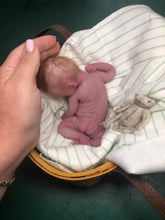 Load image into Gallery viewer, CUSTOM Full body silicone ULTRA soft mini kit Kenzo 8” in super soft blend with 3D skin effect, rooted
