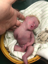 Load image into Gallery viewer, CUSTOM Full body silicone ULTRA soft mini kit Kenzo 8” in super soft blend with 3D skin effect, rooted
