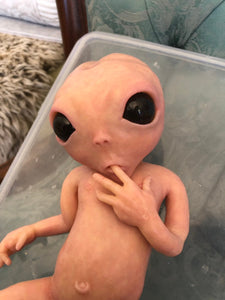 CUSTOM Full body silicone fantasy alien baby boy