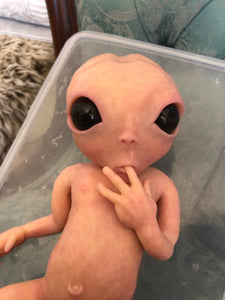 CUSTOM Full body silicone fantasy alien baby boy