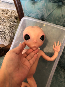 CUSTOM Full body silicone fantasy alien baby boy