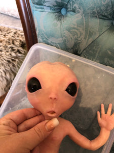 CUSTOM Full body silicone fantasy alien baby boy