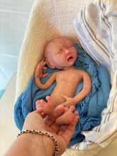 Load image into Gallery viewer, CUSTOM Full body silicone baby boy crier 12&quot; ROOTED
