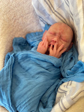 Load image into Gallery viewer, CUSTOM Full body silicone baby boy crier 12&quot; ROOTED
