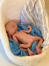 Load image into Gallery viewer, CUSTOM Full body silicone baby boy crier 12&quot; ROOTED
