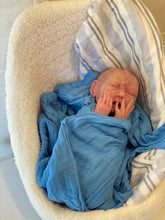 Load image into Gallery viewer, CUSTOM Full body silicone baby boy crier 12&quot; ROOTED
