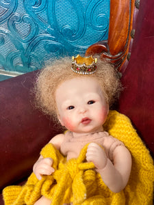 AVAILABLE Reborn mini baby Lilly Loo by Marita Winters