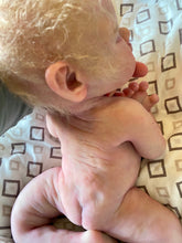 Load image into Gallery viewer, CUSTOM rooted full body silicone baby girl Isabella 18” in super super soft blend (with tongue)
