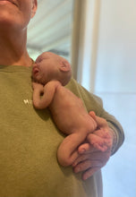 Load image into Gallery viewer, CUSTOM Full body silicone baby boy crier 12&quot; ROOTED
