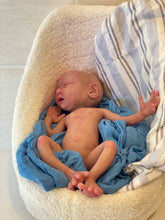Load image into Gallery viewer, CUSTOM Full body silicone baby boy crier 12&quot; ROOTED
