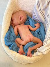Load image into Gallery viewer, CUSTOM Full body silicone baby boy crier 12&quot; ROOTED
