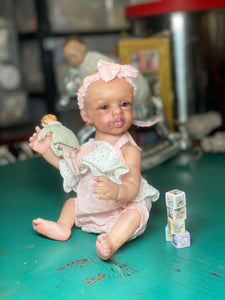 AVAILABLE Reborn mini toddler Kissy by Marita Winters
