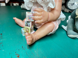 AVAILABLE Reborn mini toddler Kissy by Marita Winters