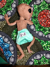 Load image into Gallery viewer, Biracial Full body silicone fantasy alien baby girl
