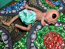 Load image into Gallery viewer, Biracial Full body silicone fantasy alien baby girl
