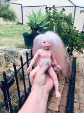 Load image into Gallery viewer, super soft Full body fantasy silicone baby girl Didi 8.5” rooted
