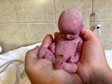 Load image into Gallery viewer, CUSTOM full body silicone mini kit Kenzo 8” GIRL in super soft blend with 3D skin effect BALD
