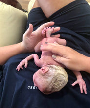 Load image into Gallery viewer, Super detailed Full body silicone premature baby in soft blend asleep 12&quot;
