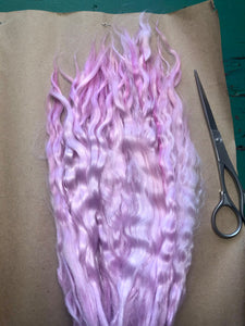 Premium quality fantasy colours mohair for dolls hair