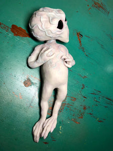 AVAILABLE Prototype Full body silicone creepy alien 18”