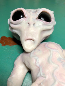 AVAILABLE Prototype Full body silicone creepy alien 18”